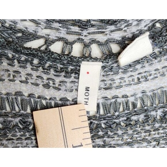 Anthropologie Moth Sleeveless Open Cardigan size M/L Gray - Picture 2 of 7